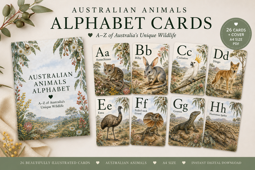 Alphabet Display Cards | Printable Classroom Decor A–Z