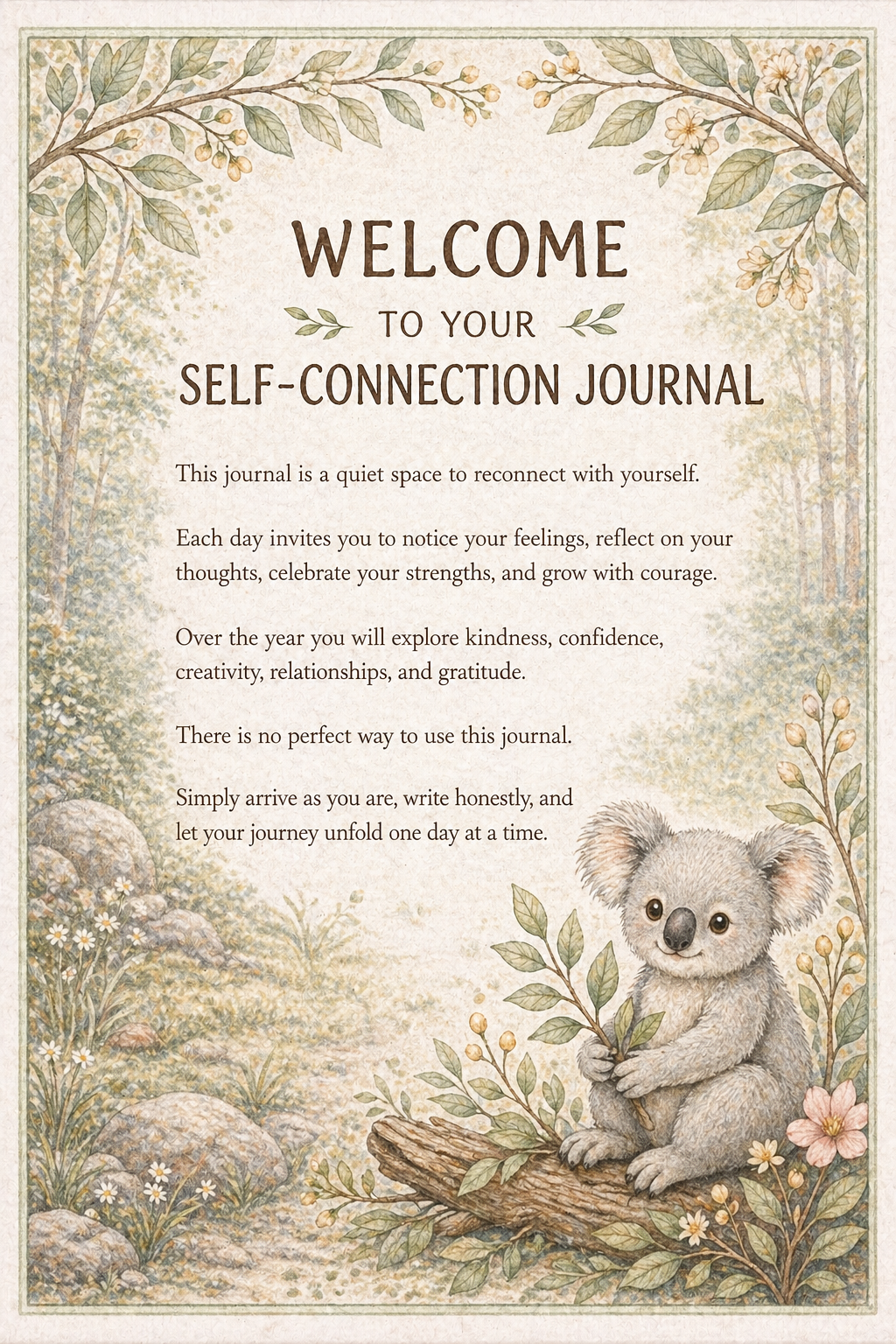 Self-Connection Journal for Kids